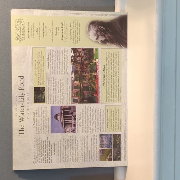 Claude Monet " The Water Lily Pond" print - Picture 2 of 2